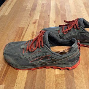 Altra Lone Peak 4 Trail Shoes (Grey/Orange)